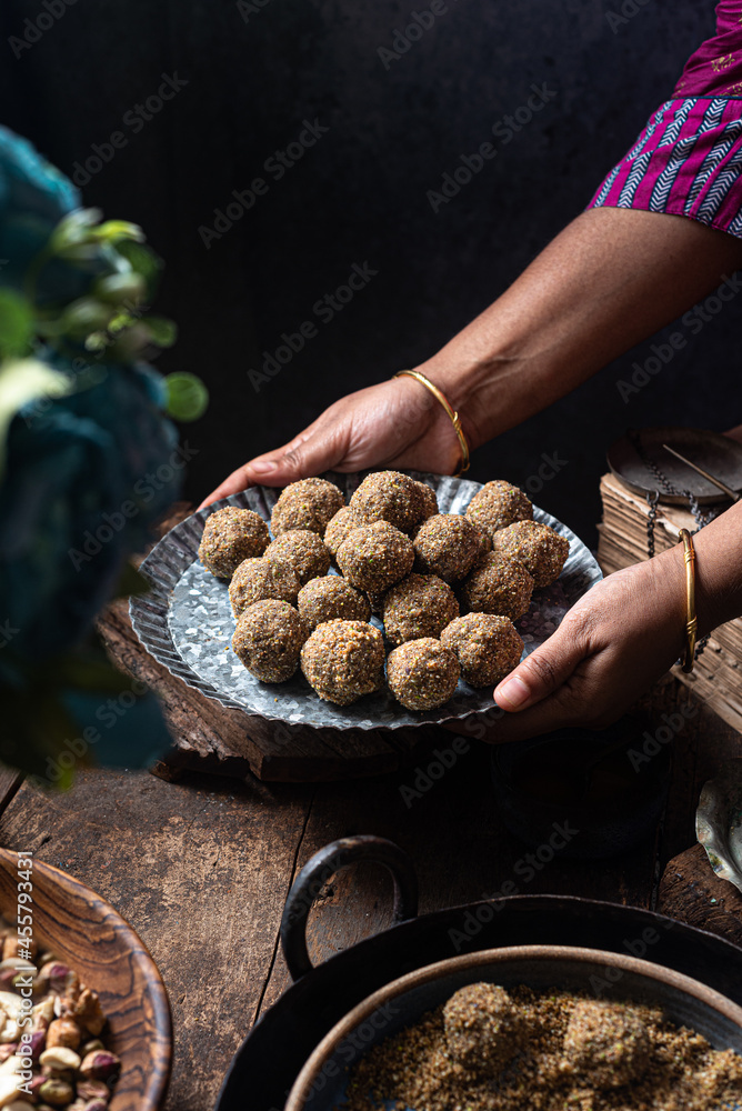 Dry Fruits Ladoo Stock Photo Adobe Stock
