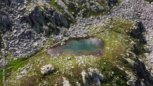lonely little lake in the mountainslonely little lake in the mountains