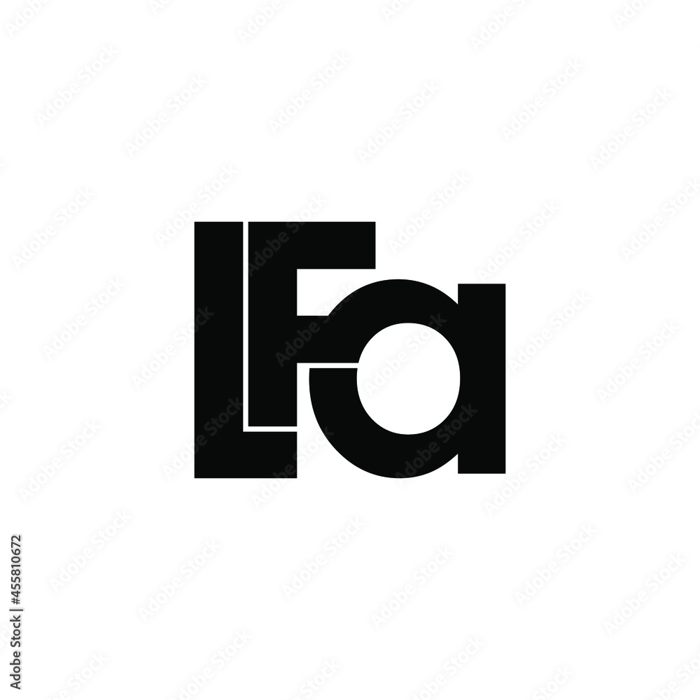 lfa initial letter monogram logo design lfa initial letter monogram logo design