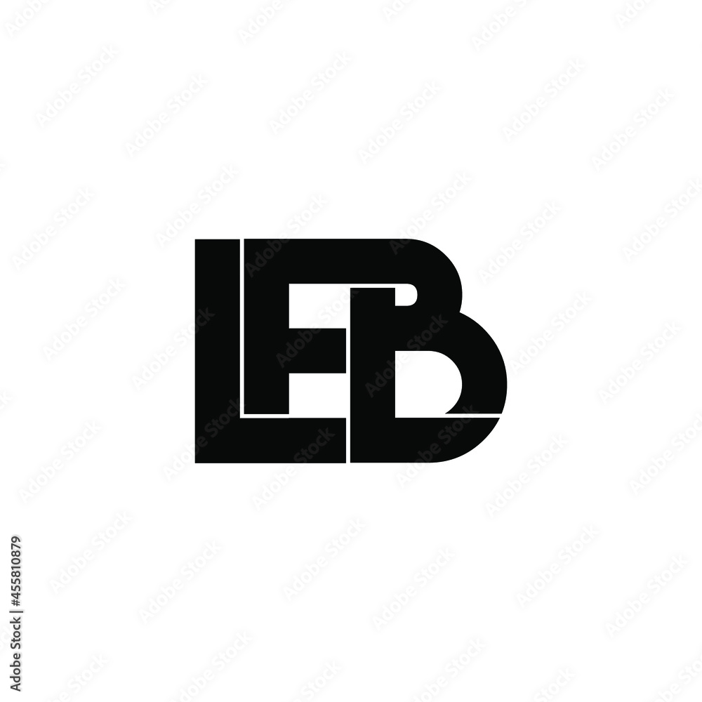 lfb initial letter monogram logo design lfb initial letter monogram logo design