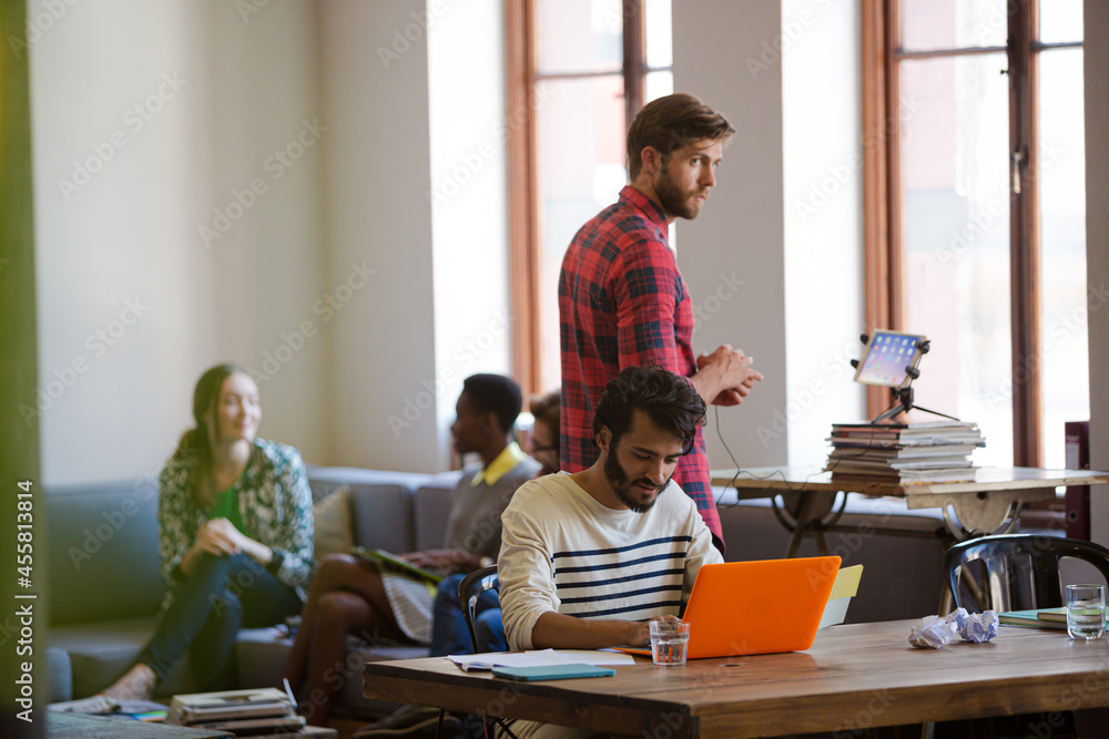 Creative business people working in office Creative business people working in office