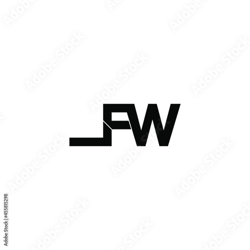 lfw initial letter monogram logo design