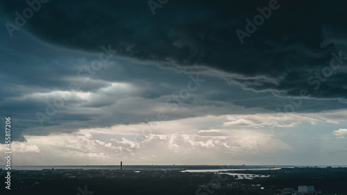 Summer storm over DC. photo