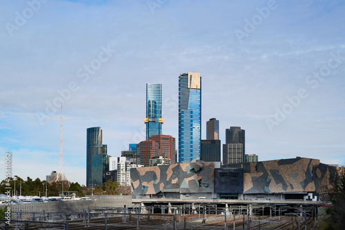 Wallpaper Mural Melbourne city skyline Torontodigital.ca