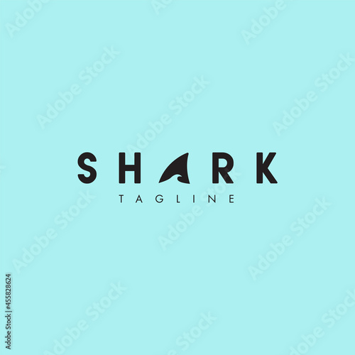 Shark. Logo template.