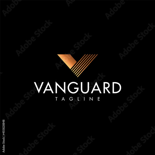 Vanguard. Logo template.