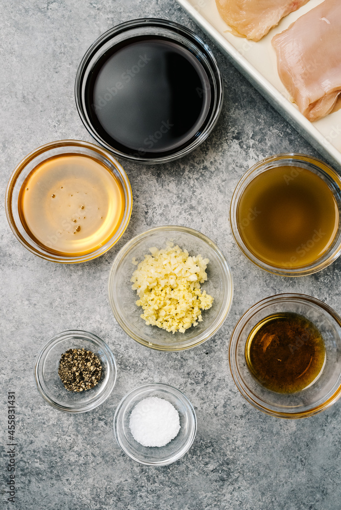 Ingredients needed to make Teriyaki Sauce Ingredients needed to make Teriyaki Sauce
