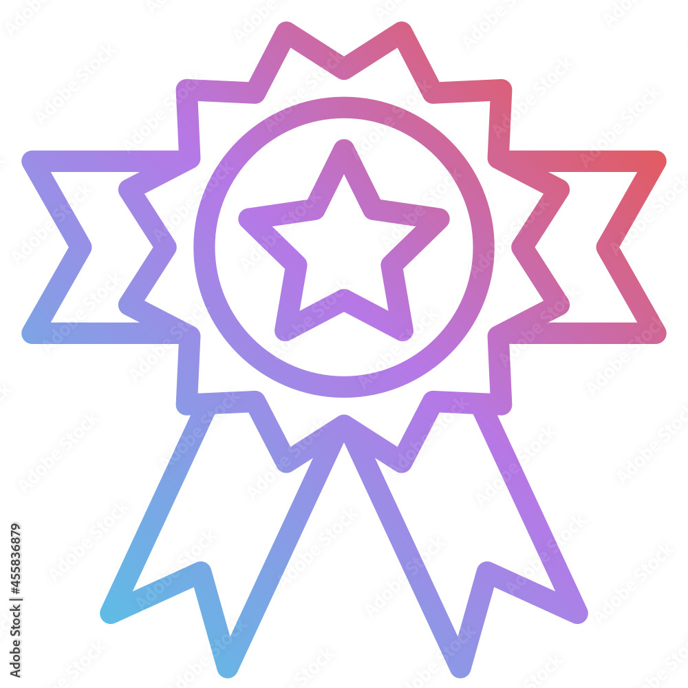 badge gradient icon