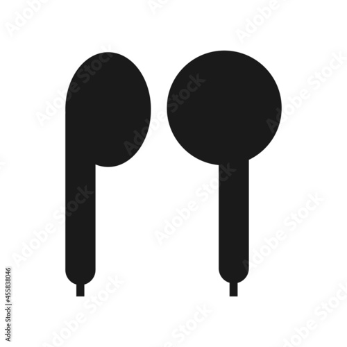 Headphones Icon isolated on white background