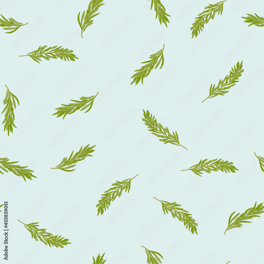 Seamless patterm with rosemary Seamless patterm with rosemary