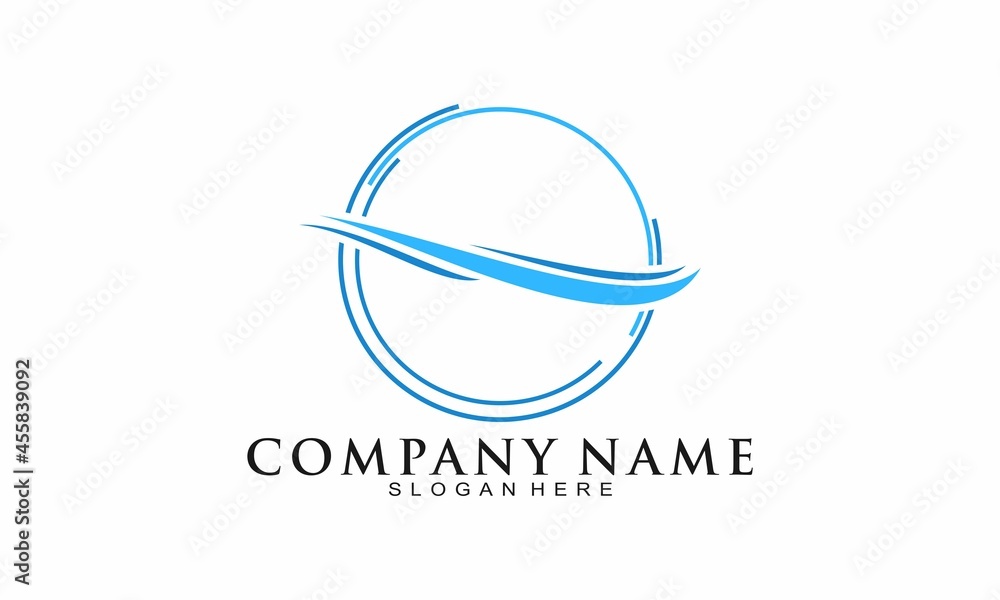 Unique wave vector logo Unique wave vector logo