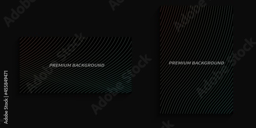 premium background with abstract gradient lines for cover, poster, banner, billboard