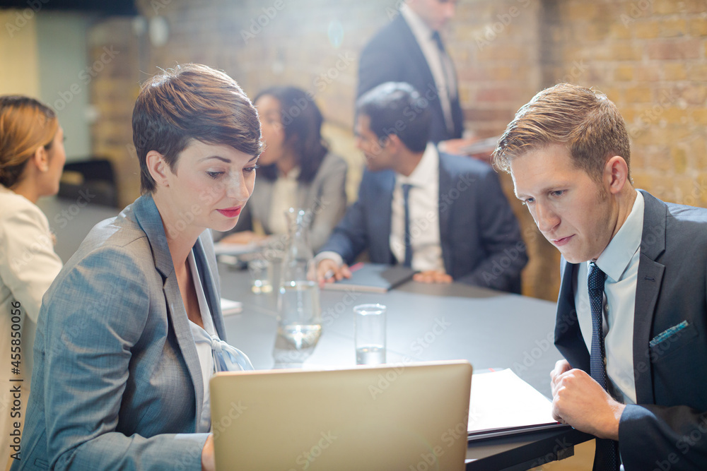 Business people talking in conference room meeting Business people talking in conference room meeting