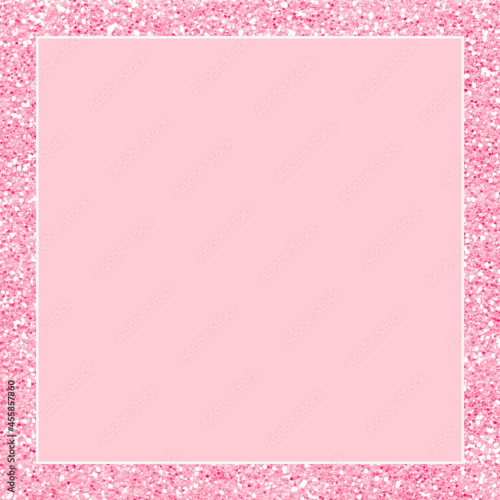 Editable template with abstract geometric frame, for social network  or general stationery 
