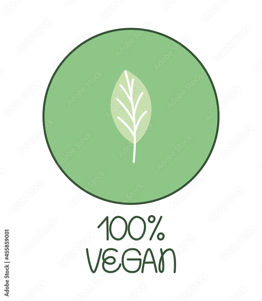 one hundred percent vegan