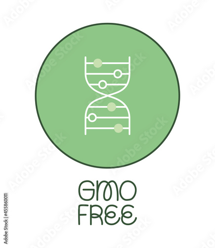 gmo free illustration
