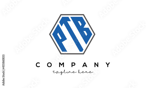 letters PTB creative polygon logo victor template	 photo