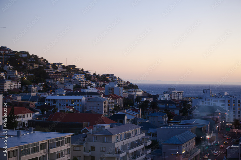 Obraz premium Coastal town