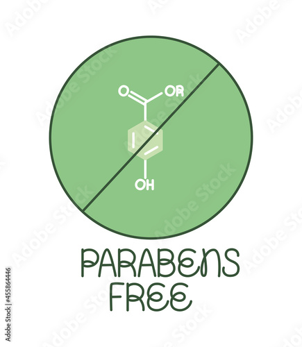 parabens free illustration