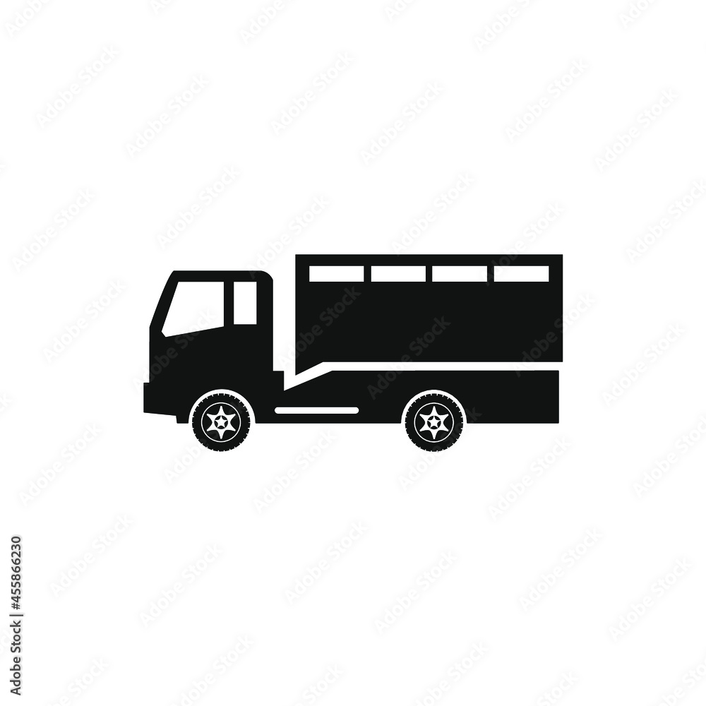 trucks icons symbol vector elements for infographic web