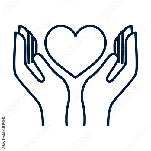 hands with heart