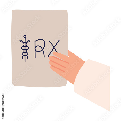 hand with rx