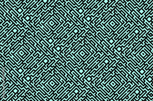 Seamless vector tech pattern. Technology pattern vector seamless