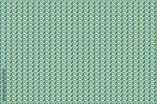 seamless vector swirly strings pattern