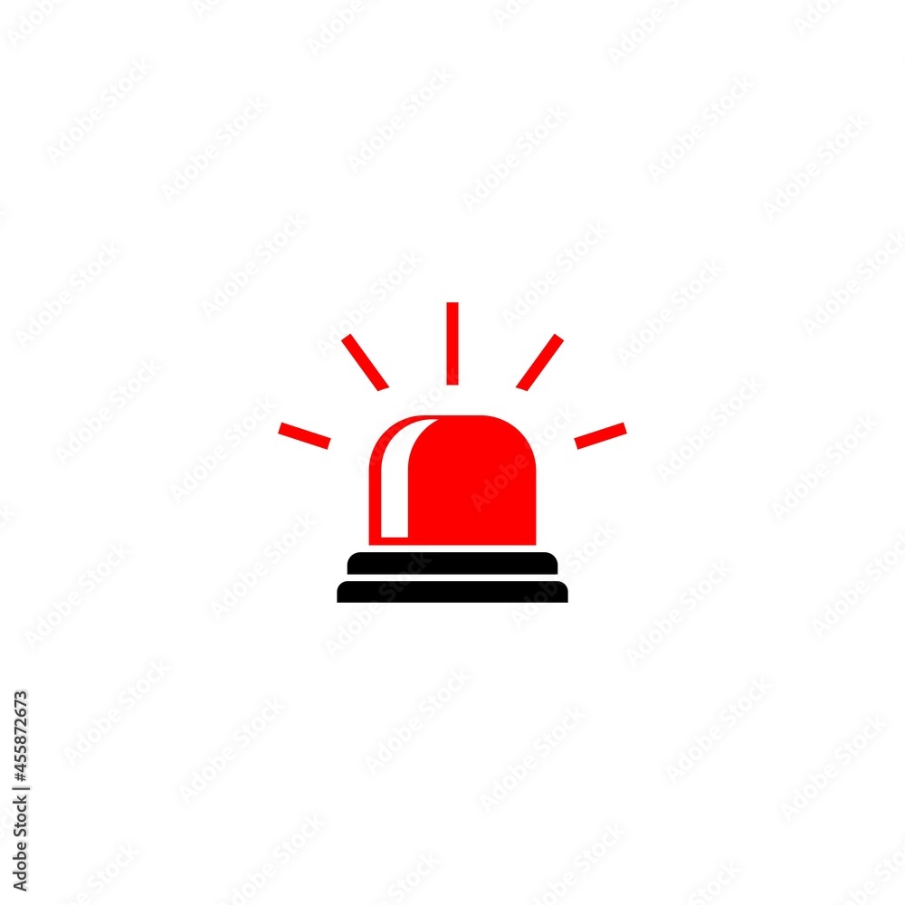 vektor car warning logo illustration design