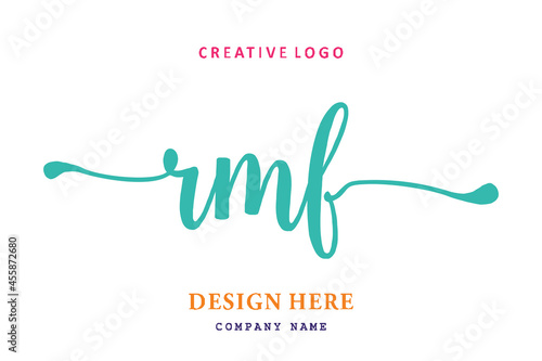 RMF lettering logo is simple, easy to understand and authoritative