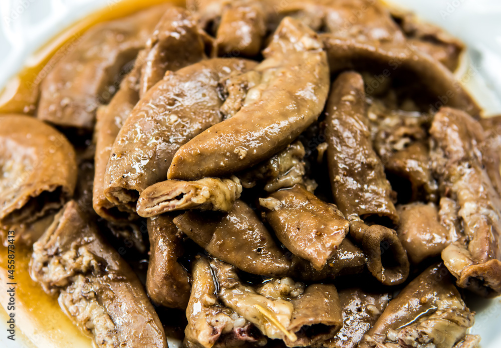 Stew pork intestines with five-spice powder or Pa-lo, Thai famous food Stew pork intestines with five-spice powder or Pa-lo, Thai famous food