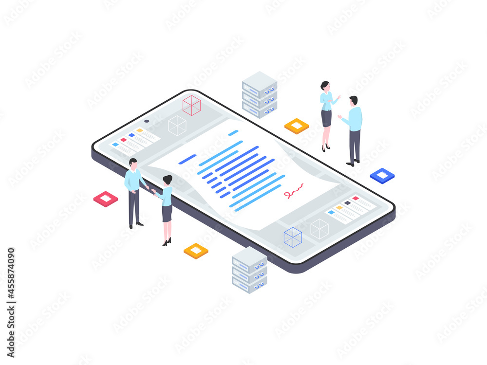 Business Partnership Isometric Illustration. Suitable for Mobile App, Website, Banner, Diagrams, Infographics, and Other Graphic Assets. Business Partnership Isometric Illustration. Suitable for Mobile App, Website, Banner, Diagrams, Infographics, and Other Graphic Assets.