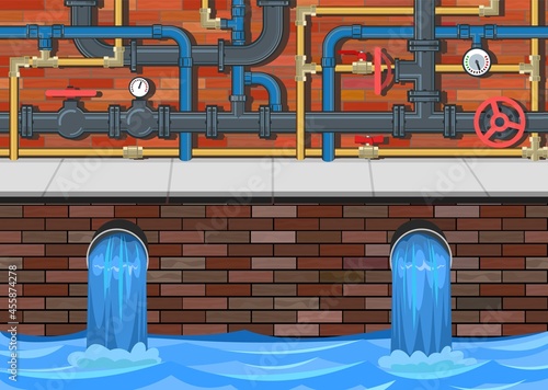 Foto Sewage discharge