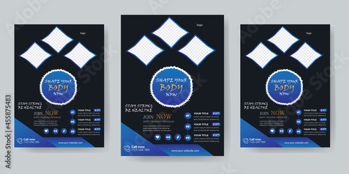 Fitness Flyer template