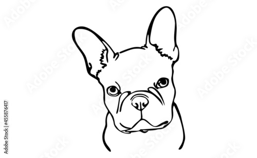 Dog With Line Art Style © Arief