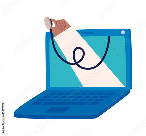 virtual diagnosis illustration