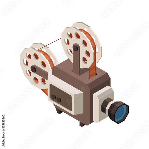 Movie Projector Illustration
