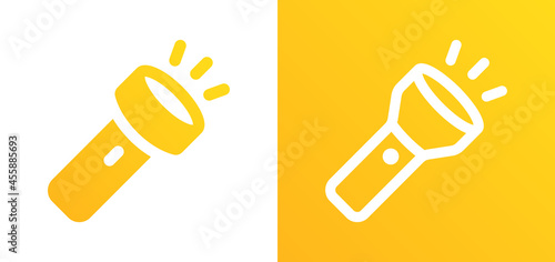 Flashlight icon. 
