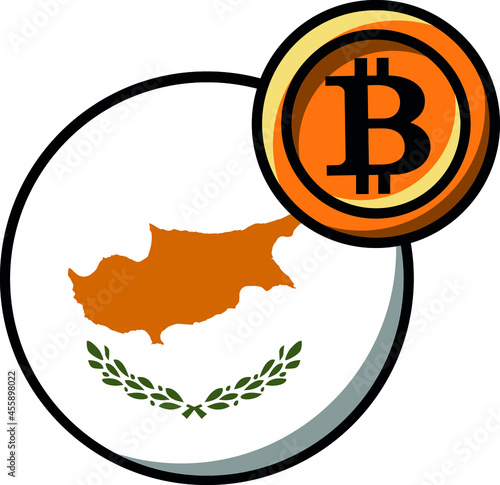 Cyprus flag bitcoin, legalized bitcoin, cryptocurrency