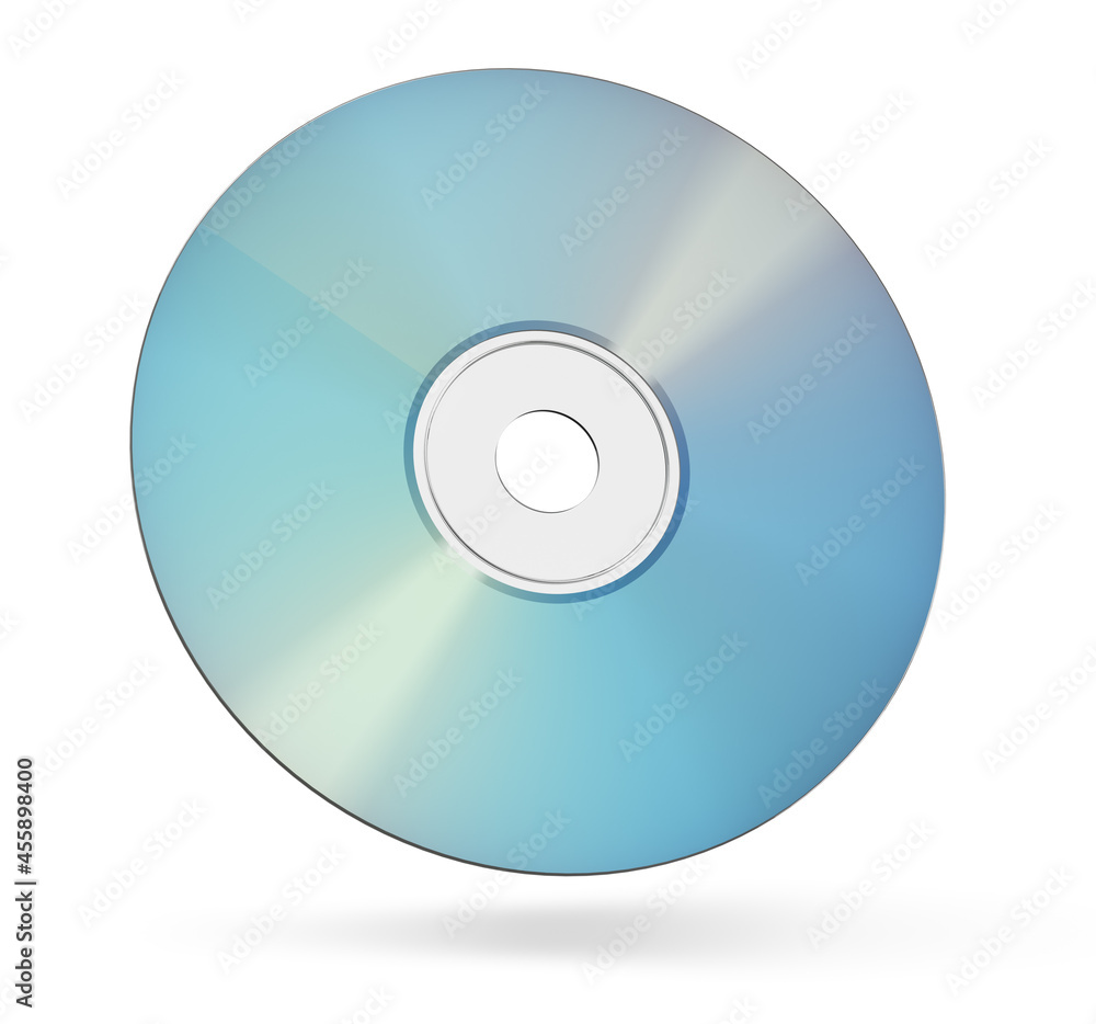 CD disk isolated on white background CD disk isolated on white background