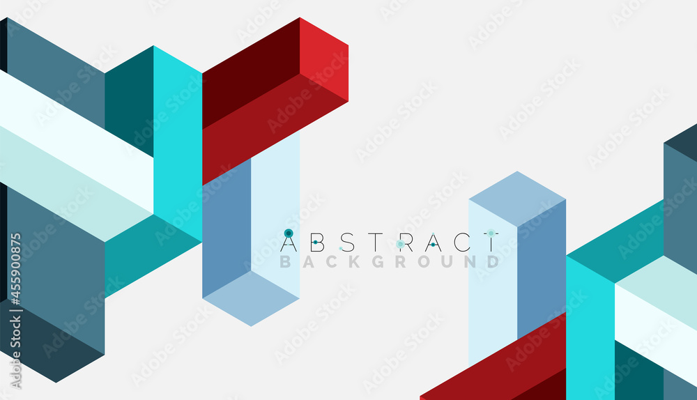 Abstract background. 3d cubes, cubic elements and blocks. Techno or business concept for wallpaper, banner, background, landing page Abstract background. 3d cubes, cubic elements and blocks. Techno or business concept for wallpaper, banner, background, landing page