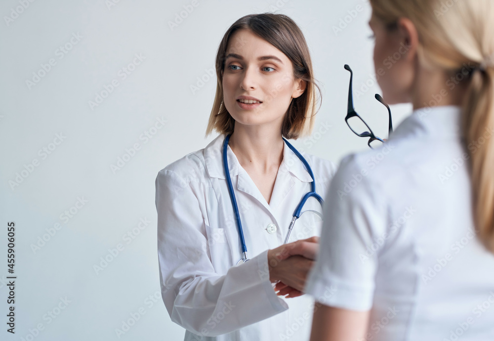 cardiologist stethoscope healing procedures treatment isolated background cardiologist stethoscope healing procedures treatment isolated background