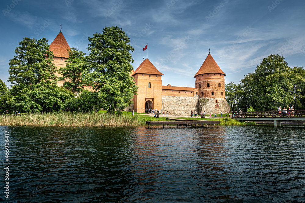 storic Trakai Castle in Lithuania