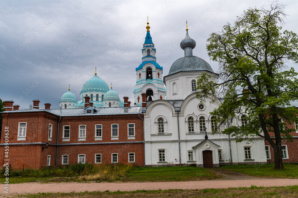  View of the Valaam Monastery.