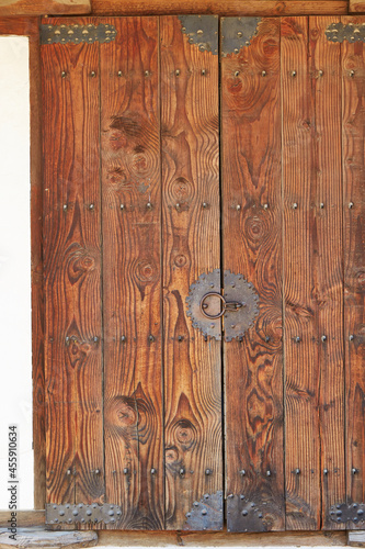 Korean traditional door , old wooden door