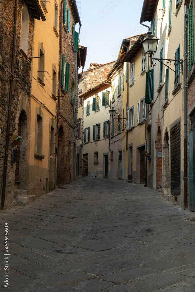 Street in Lucignano, Tuscany 