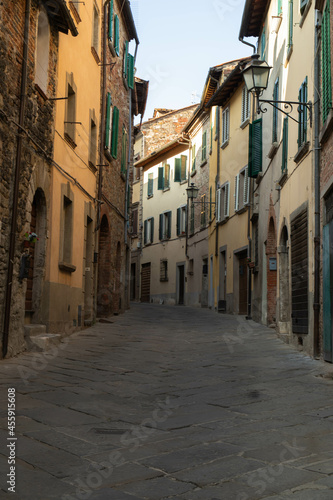 Street in Lucignano  Tuscany 