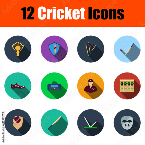 Cricket Icon Set