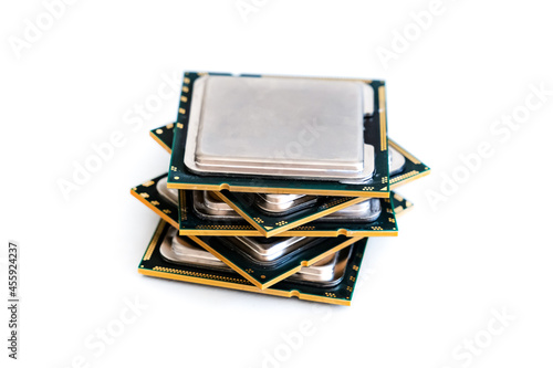 Plakat CPU Central processing unit, the main piece of computer hardware