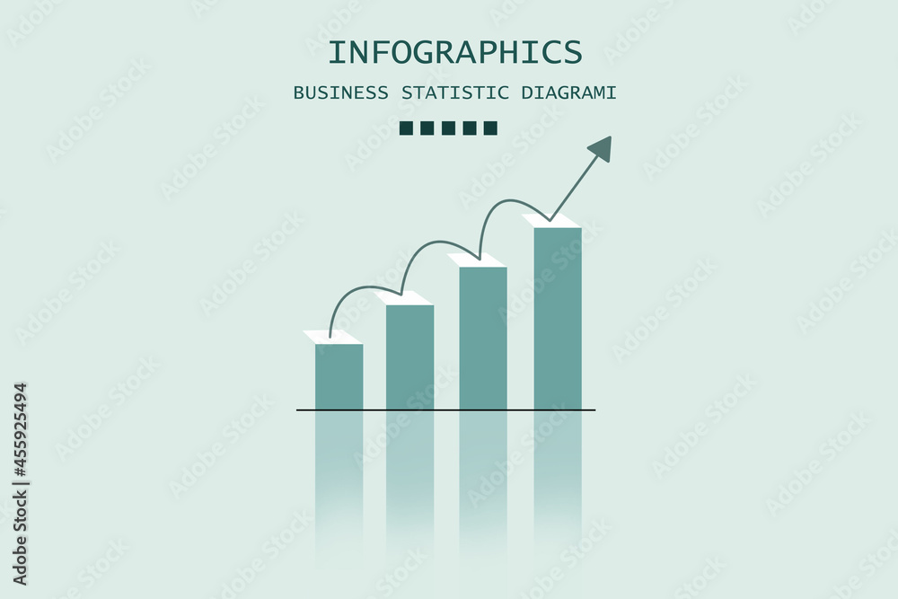 Business Infographic - bar chart Business Infographic - bar chart